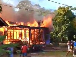 2 Rumah di Bulungan Hangus Terbakar