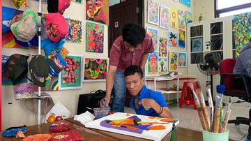 Sentuhan Magis Taman Baca Inklusi Bekasi: Terapi Seni untuk Anak dan Difabel!