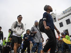 Lihat Arus Balik Lebaran di Pelabuhan Samarinda