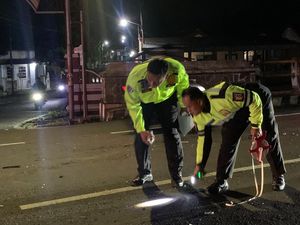 Kecelakaan Karambol di Selogiri Wonogiri, Pemotor Tewas