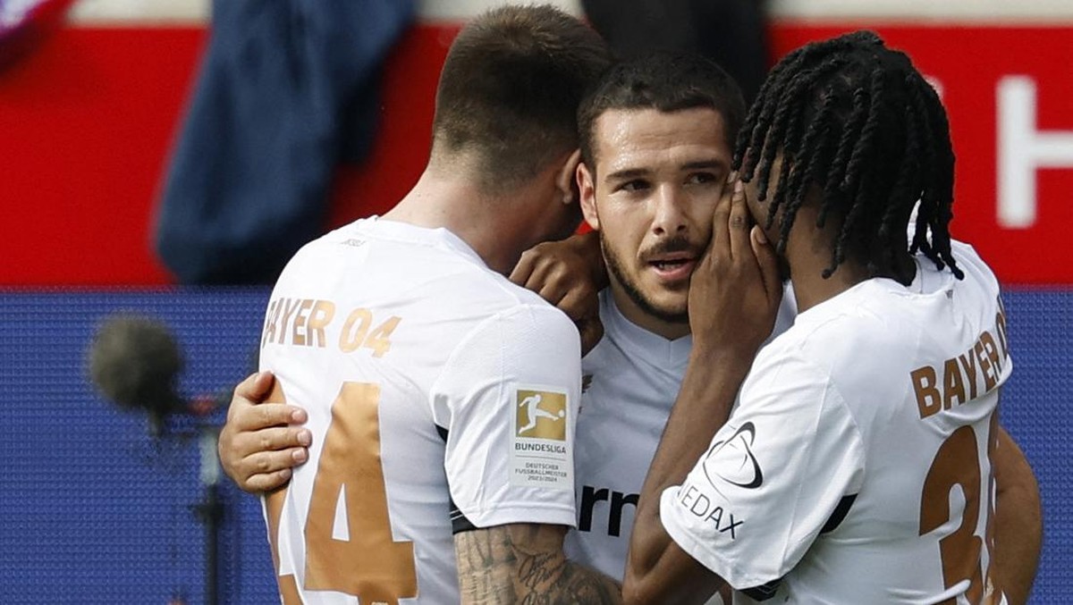 Bayer Leverkusen menang tipis di markas Heidenheim (REUTERS/Heiko Becker)