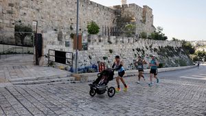 Jerusalem Marathon Sajikan Pemandangan Indah Kota Suci