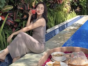 Mayang Lucyana Nikmati Sarapan di Bali hingga Jajan Enak di Korea