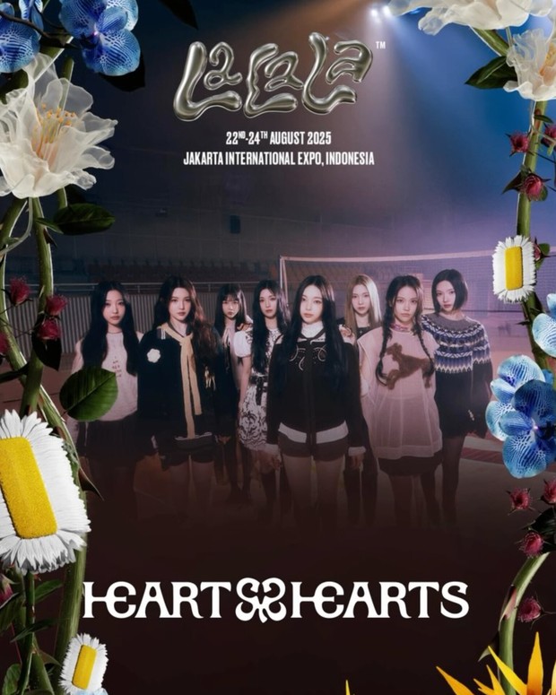 Poster Hearts2Hearts di Lalala Fest Poster Hearts2Hearts di Lalala Fest