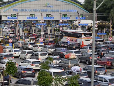 Puncak Arus Balik Lebaran di Pelabuhan Bakauheni