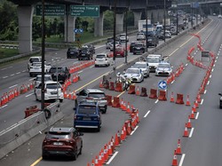 Contraflow Diterapkan di Km 44-46 Tol Jagorawi Arah Puncak Pagi Ini