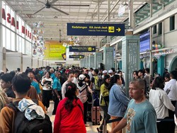H+5 Lebaran, 21 Ribu Penumpang Tinggalkan Jakarta Via Stasiun Pasar Senen