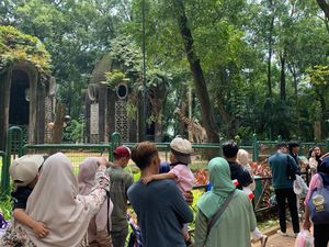 H+5 Lebaran, 53 Ribu Wisatawan Padati Ragunan hingga Siang Hari