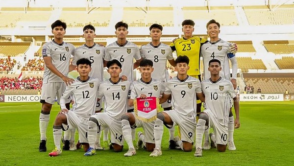 Indonesia U-17 Ungguli Yaman U-17 2-0 di Babak Pertama
