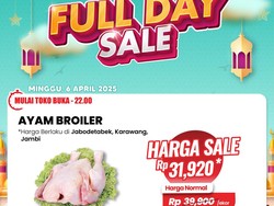 Ayam Broiler Murah Meriah di Transmart Full Day Sale