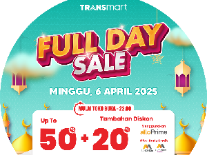 Setop Mager! Serbu Transmart Full Day Sale, Diskon Melimpah 50% + 20%