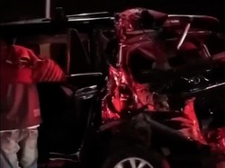 Video: 7 Kendaraaan Terlibat Kecelakaan Beruntun saat One Way di Tol Solo-Semarang