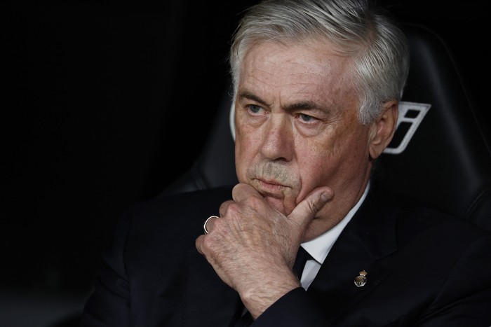 Soccer Football - LaLiga - Real Madrid v Valencia - Santiago Bernabeu, Madrid, Spain - April 5, 2025 Real Madrid coach Carlo Ancelotti before the match REUTERS/Juan Medina