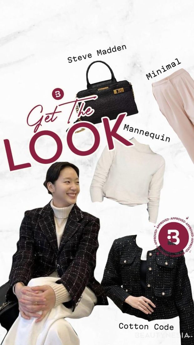 Get The Look: Tampil Elegan dengan Tweed Outfit ala Kim Go Eun