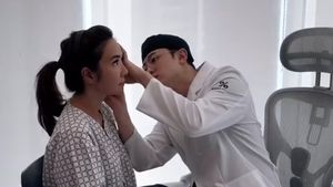 8 Foto Gisella Anastasia Oplas di Korea, Jalan-jalan Dengan Wajah Bengkak