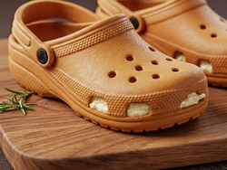 Sedang Viral di Vietnam Jajanan Menggemaskan Bentuk Sandal Crocs