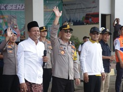 Kapolres Kebumen Hadiri Program Balik Mudik Gratis