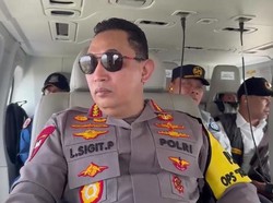 Kapolri Pantau Arus Balik di Tol Cipali Arah Jakarta dari Helikopter