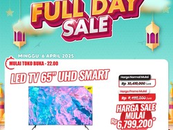 Diskon Jumbo Buat Smart TV UHD 65 Inch di Transmart Full Day Sale