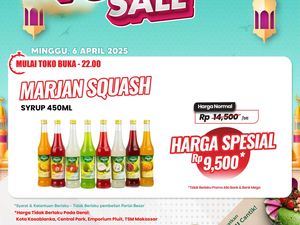 Borong Sirup di Transmart Full Day Sale Murah Banget, Jadi Segini Harganya Borong Sirup di Transmart Full Day Sale Murah Banget, Jadi Segini Harganya