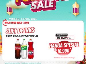 Murah Meriah! Aneka Minuman Ringan Cuma Rp 10 Ribuan di Transmart Full Day Sale Murah Meriah! Aneka Minuman Ringan Cuma Rp 10 Ribuan di Transmart Full Day Sale