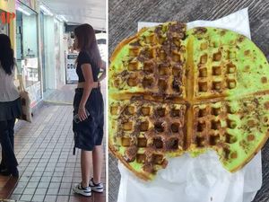 Wanita Ini Kaget Beli Waffle tapi Ada Bekas Gigitan Orang Wanita Ini Kaget Beli Waffle tapi Ada Bekas Gigitan Orang
