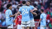 Manchester City finis di posisi ketiga Liga Inggris, di bawahnya Arsenal dan Liverpool (Getty Images/Alex Livesey - Danehouse)