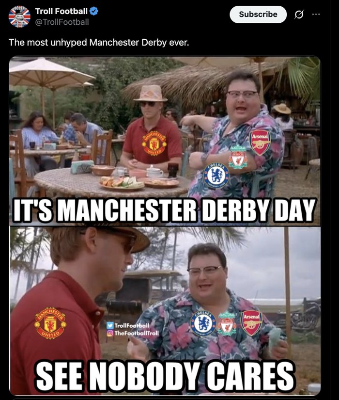 Meme Derby Manchester