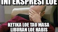 Meme Lucu Libur Telah Usai, Besok Kembali Bekerja