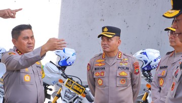 Kapolda Metro Cek Tol Japek, Pastikan Lalin Arus Balik ke Jakarta Lancar