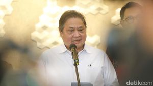 Potret Menko Perekonomian Airlangga Bicara Tentang Tarif Resiprokal AS