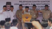 Gubernur Pramono Lepas Arus Balik Santri Gontor