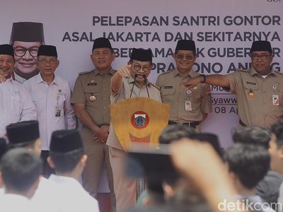 Gubernur Pramono Lepas Arus Balik Santri Gontor