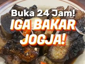 Video Iga Bakar Viral di Yogyakarta yang Buka 24 Jam