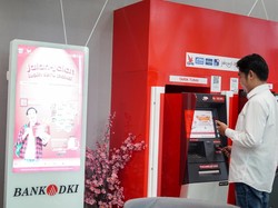 Layanan di ATM Bank DKI Pulih, Nasabah Bisa Tarik Tunai-Transfer