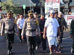 Polres Karangasem Kerahkan 168 Personel untuk Pengamanan IBTK di Besakih