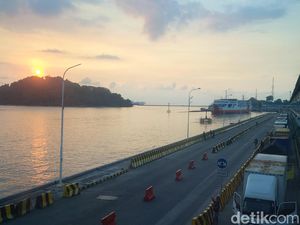 Libur Lebaran Usai, Situasi Pelabuhan Merak Lengang Hari Ini