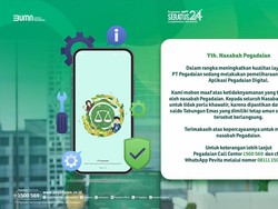 Genjot Kualitas Layanan, Pegadaian Lakukan Pemeliharaan Aplikasi Digital