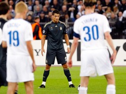 3. Cristiano Ronaldo – 33 gol dari 35 laga di seluruh kompetisi dalam musim perdananya di Real Madrid, 2009/2010. Foto: Alejandro Gonzalez/Real Madrid via Getty Images