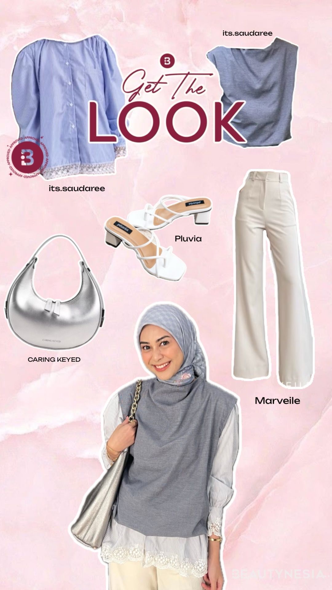 Get The Look: Inspirasi Gaya Modest Modern ala Dianty Annisa untuk ke Kantor