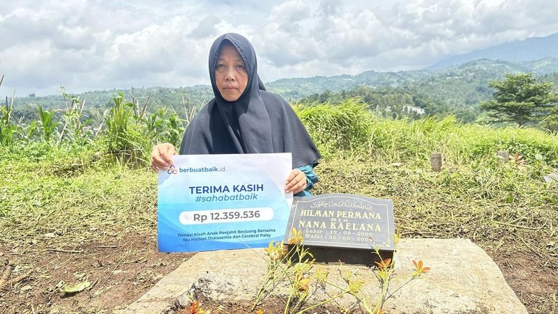 Donasi Sahabat Baik Bantu Biaya Pemakaman Hilman Penderita Cerebral Palsy
