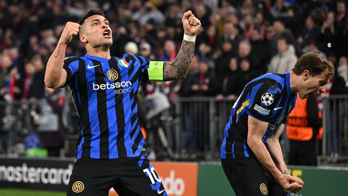 Inter Milan menang 2-1 di markas Bayern Munich di leg pertama perempatfinal Liga Champions (Foto: REUTERS/Angelika Warmuth)