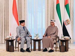 Pertemuan Prabowo-Presiden MBZ di Abu Dhabi Hasilkan 8 Kerja Sama, Apa Saja? Pertemuan Prabowo-Presiden MBZ di Abu Dhabi Hasilkan 8 Kerja Sama, Apa Saja?