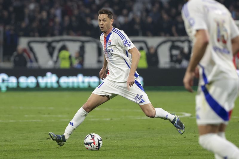 LYON, FRANCE - FEBRUARY 23: Nemanja Matic of Lyon during the Ligue 1 football match between Olympique Lyonnais (OL) and Paris Saint-Germain (PSG) at Groupama Stadium on February 23, 2025 in Decines near Lyon, France. (Photo by Jean Catuffe/Getty Images)