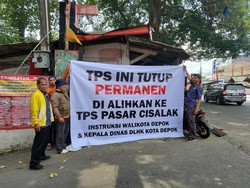Walkot Depok Tutup TPS di Pinggir Jalan Raya Bogor yang Bikin Lalin Macet