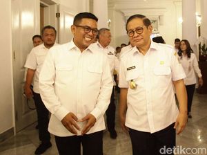 Pramono-Andra Soni Bahas Banjir dan Perluasan Rute MRT hingga Balaraja