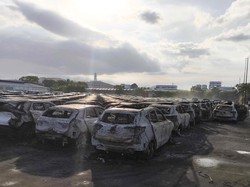 200 Mobil Listrik-Hybrid Morris Garage Terbakar, Penyebab Masih Diselidiki