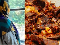 Wanita Buang Rendang Paru Buatannya karena Keluarga Tak Suka