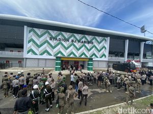 878 Personel Gabungan Disiagakan Kawal Laga PSM Makassar Vs Semen Padang FC