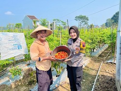 Sufiana Jadi Role Model Polwan Tangguh Penggerak Ketahanan Pangan